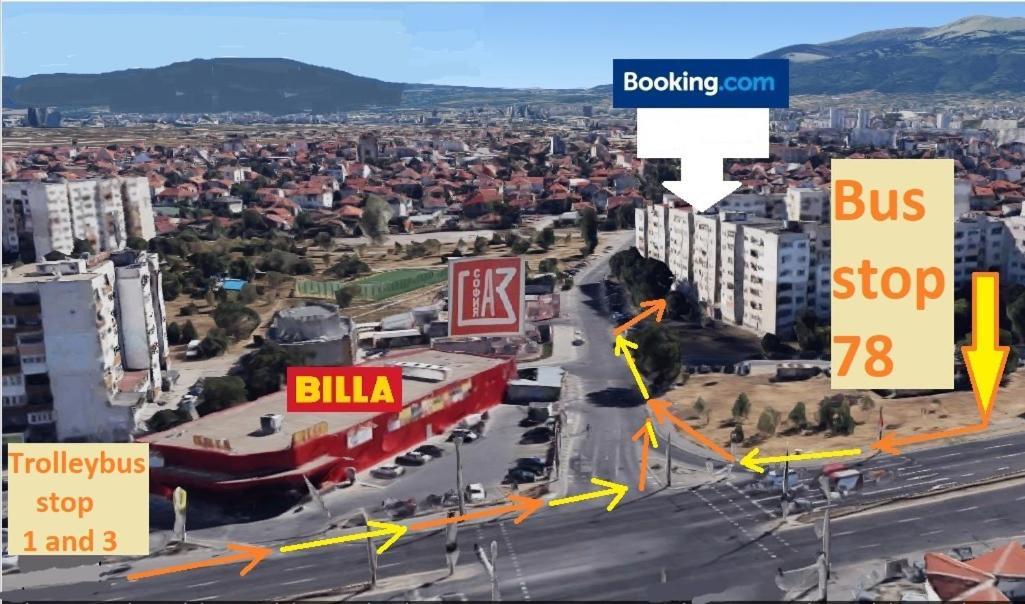2 Bedrooms With Private Bath And Balcony Near The Airport صوفيا المظهر الخارجي الصورة